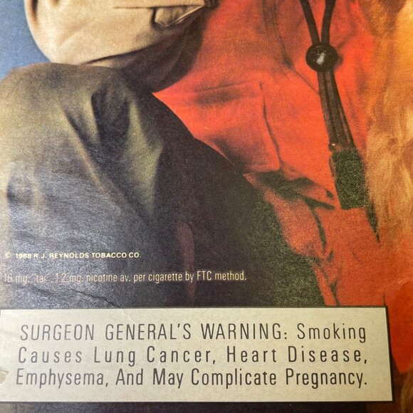 Winston Cigarette Advertisement 1988 Man Golden u Retriever RJ Reynolds Tobacco - Picture 2 of 4